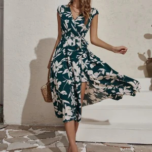Vestido con cinturón