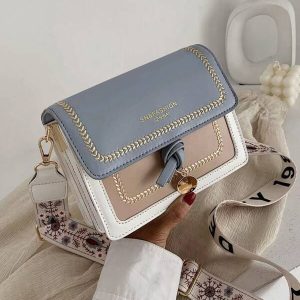 Cartera mini de color combinado