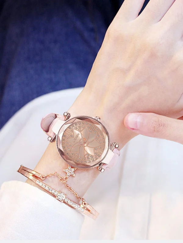 Reloj y Pulsera con diamante